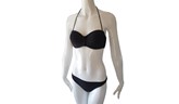 Black Two Piece Push Up Bikini, Swimwear, Swimsuit